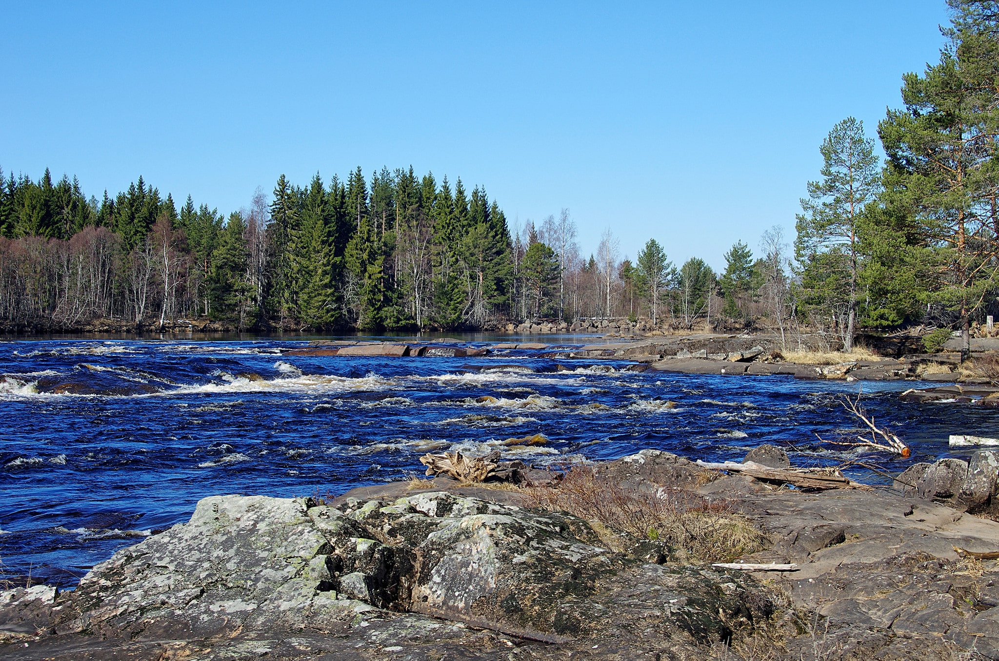 Västerdalälven som flyter genom Gagnefs kommun